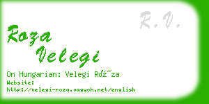 roza velegi business card